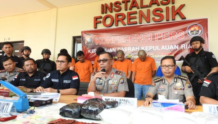 Sindikat Narkotika Internasional Dibongkar Polda Kepri, 12 Kg Sabu Disita