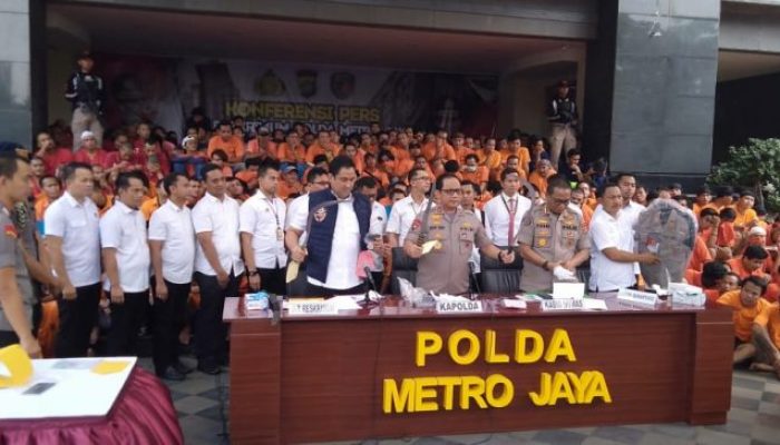 Polda Metro Jaring 3.314 Tersangka Dalam Operasi Sikat Jaya 2019