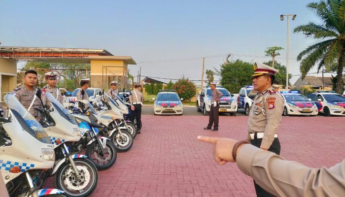 Dirlantas Polda Banten Periksa Kendaraan Operasional