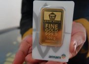 Harga emas Antam merangkak naik Rp1.000/gram
