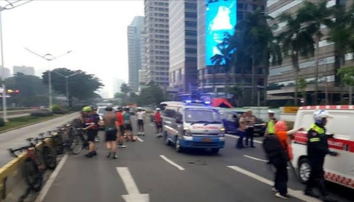 Polisi tahan ASN tabrak tujuh pesepeda di Jalan Sudirman