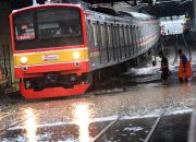 Sejumlah lintasan KA Daop 1 Jakarta terdampak banjir