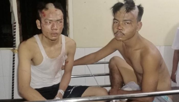 Dua Jambret Nyaris Tewas Diamuk Massa