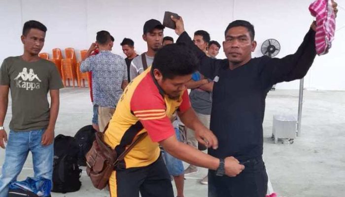 Polres Tanjung Balai Amankan 20 TKI Illegal, 2 TKI Kedapatan Bawa Sabu