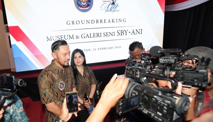 AHY Mohon Doa dan Restu Masyarakat Indonesia Atas Pembangunan Museum dan Galeri Seni SBY-ANI