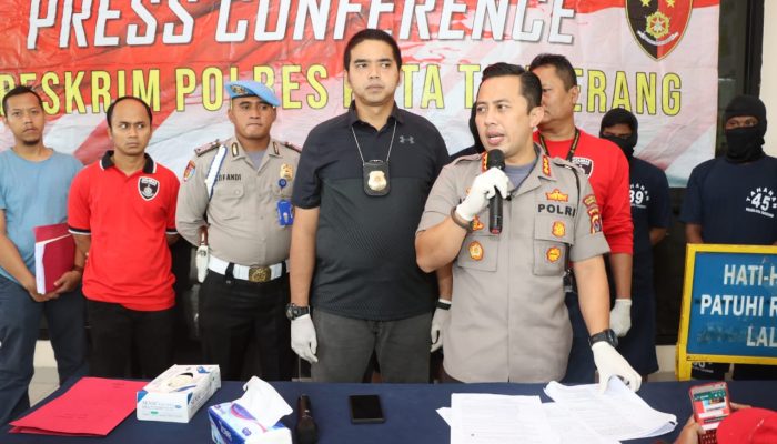 Polresta Tangerang Amankan 4 Oknum Buruh, Karena Aniaya Pekerja Lainnya Saat Demo