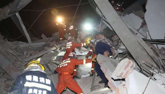Hotel di China ambruk, 70 orang dikarantina COVID-19 terperangkap