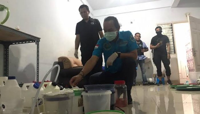 BNN Gerebek Pabrik Rumahan Peracik Sabu