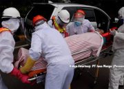 Jasa Marga dan kepolisian gelar simulasi penanganan COVID-19 di tol