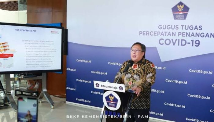 Menristek: Produksi 10.000 perangkat tes COVID-19 diluncurkan Mei 2020