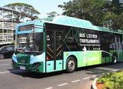 TransJakarta uji coba bus listrik Balai Kota-Blok M, Senin