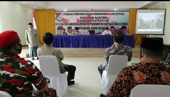 FPK Banten Gelar Seminar Kebangsaan Perkokoh Persatuan dan Kesatuan Umat Beragama