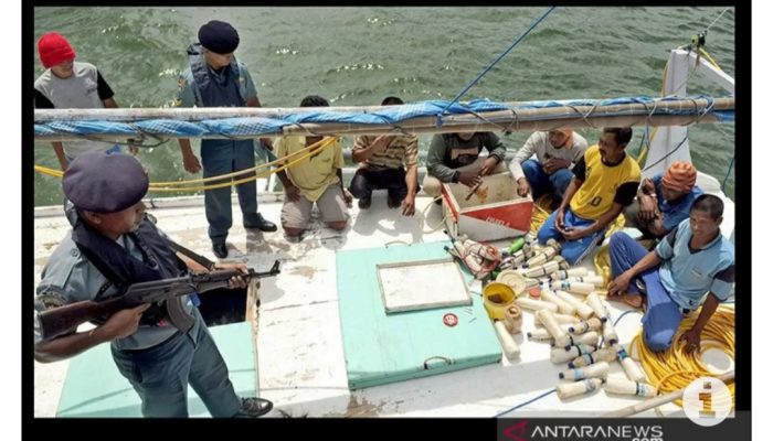 Nyamar jadi nelayan, KKP tangkap 8 pelaku “destructive fishing”