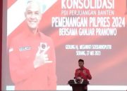 Ganjar Pranowo Lakukan Konsolidasi Pemenangan Pilpres 2024 di Banten