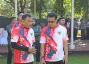 Menyambut HUT Bhayangkara ke-77 Polda Banten Gelar  Olahraga Bersama TNI- Polri