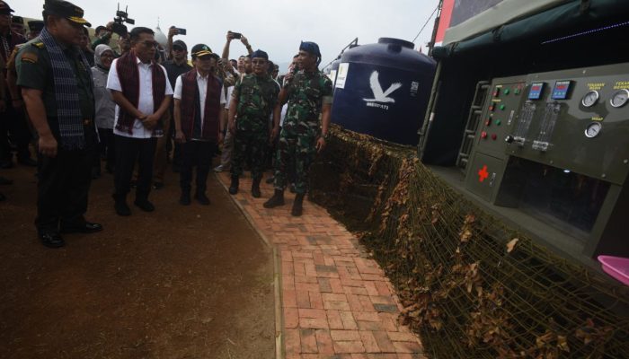 Kasad Resmikan Penggunaan Air Bersih Program TNI AD Manunggal Air dan Optimis Turunkan Stunting