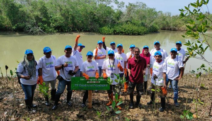 Hari Mangrove Sedunia  PT Chandra Asri Bersama Jurnalis Tanam Mangrove di Pandeglang