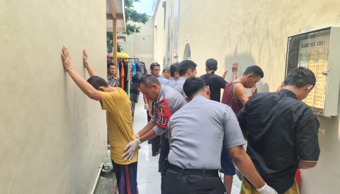 Rutan Kelas IIB Serang Lakukan Sidak Kamar  WBP