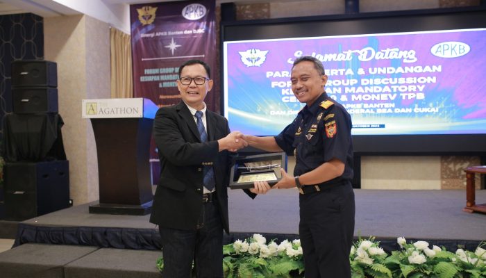 Mandatory CEISA 4.0, Bea Cukai Banten Gelar FGD dengan APKB