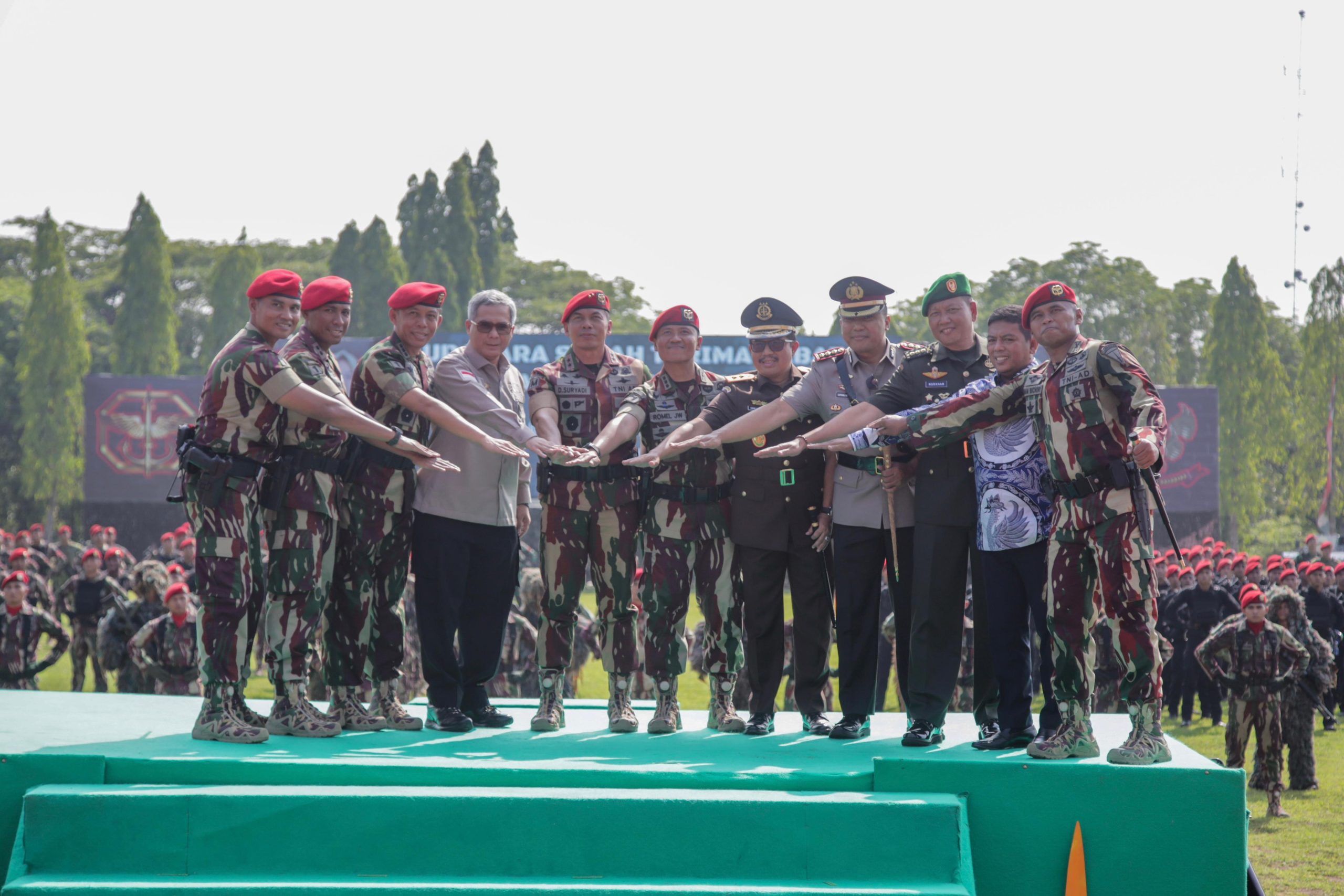 Hadiri Serah Terima Jabatan Komandan Grup 1 Kopassus, Ketua DPRD Banten Harapkan Sinergitas Semakin Kokoh