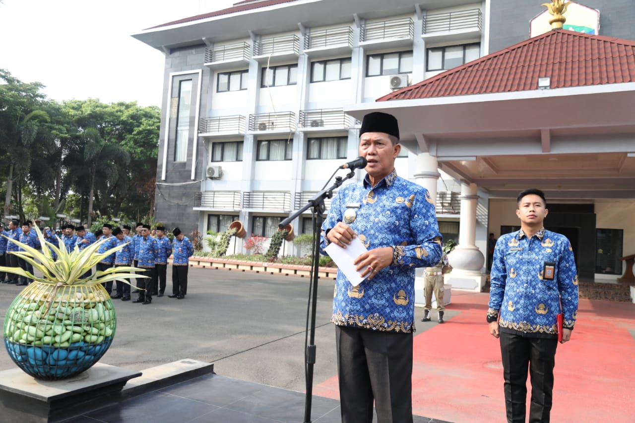 Peringati Hari Pahlawan, Pemkot Serang Gelar Apel Bersama