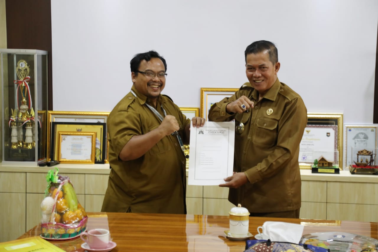 Bagi Wali Kota Serang, Peran Inspektorat Mendukung Visi Misi