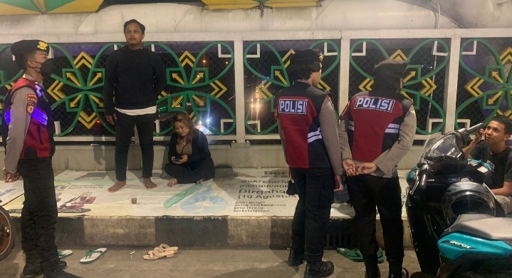 Antisipasi Kejahatan Jalanan, Personel Ditsamapta Polda Banten Gelar Patroli OMB 2023
