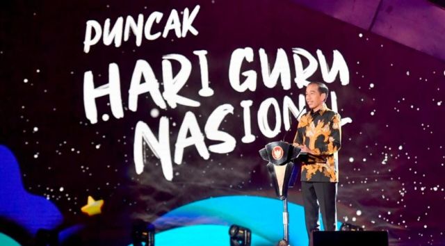 Hadiri Puncak HGN 2023, Presiden Jokowi: Saya Bisa Jadi Presiden karena Guru