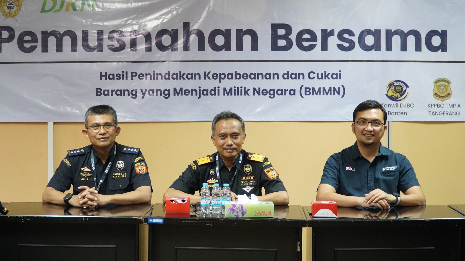 Bea Cukai Banten  Musnahkan Barang Hasil  Penindakan Kepabean Dan Cukai Senilai 33,41 Miliar