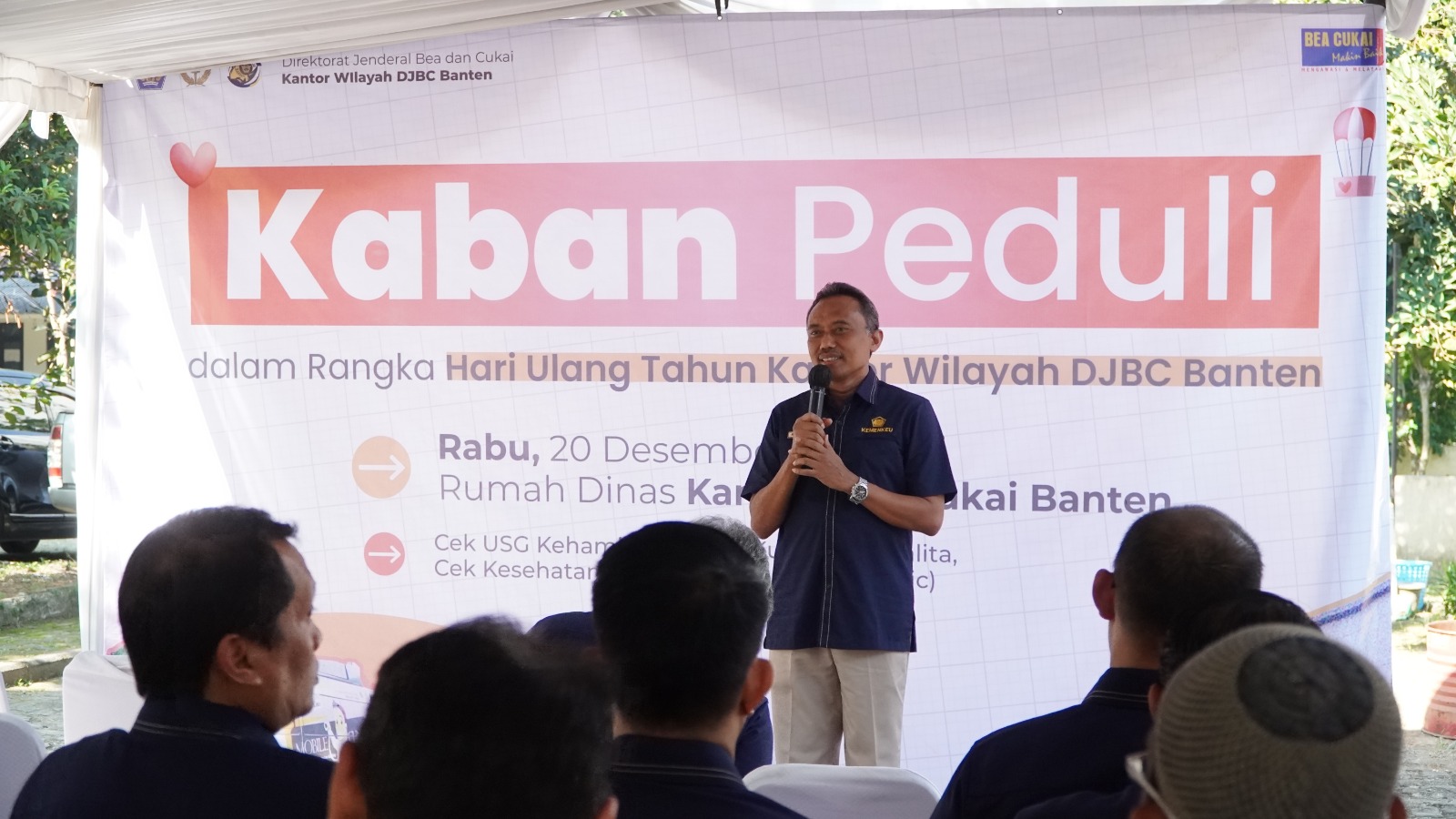 Peduli Lingkungan Sekitar, Bea Cukai Banten Memberikan Layanan Kesehatan Gratis