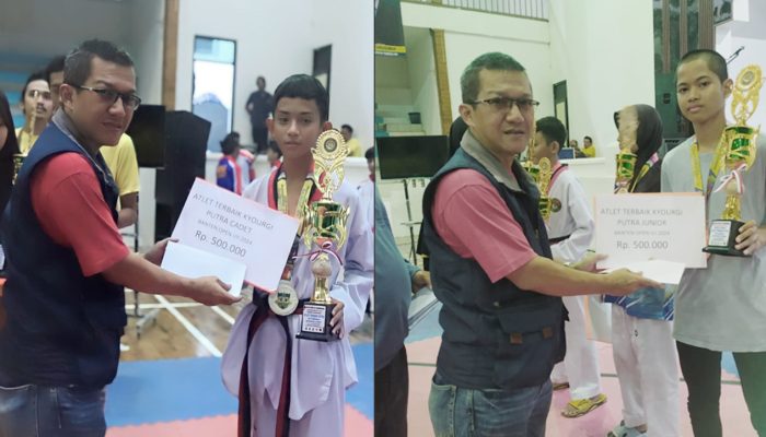 Dua Atlet Asal Kota Serang Menjadi Atlet Terbaik di Kejuaraan Taekwondo Banten Open 2024