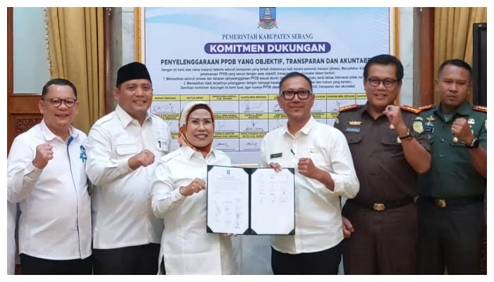 Pemkab Serang Tandatangani MOU Komitmen PPDB  2024