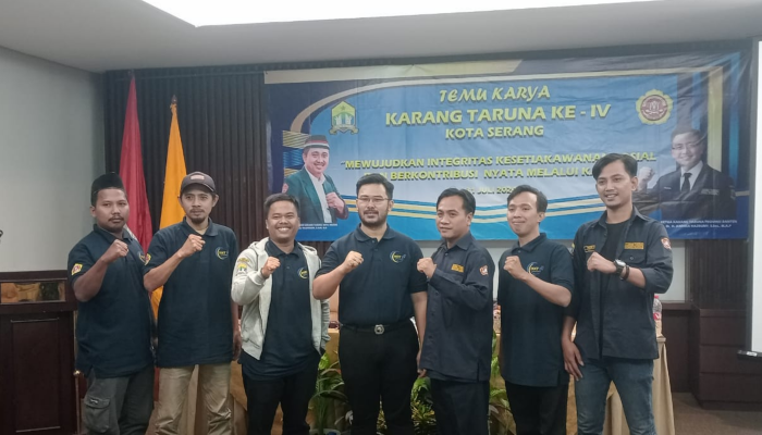 Tubagus Udrasengsana Terpilih Jadi Ketua Karang Taruna Kota Serang