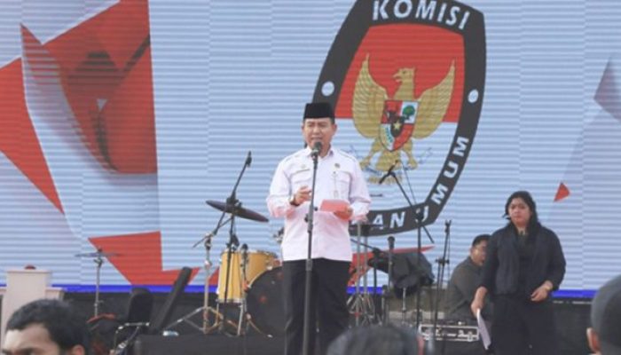 Launching Maskot-Jingle, KPU Targetkan 70 Persen Partisipasi Pilbup dan Wabup Serang 2024