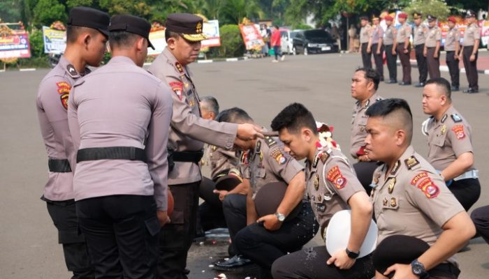 Kapolda Banten Pimpin Korp Raport, 150 Personel Polda Banten Naik Pangkat