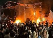 Konser Lentera Festival 2024 Berakhir Ricuh, Penonton Bakar Panggung