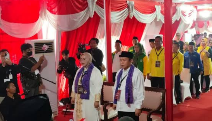 Ratu Ria Maryana dan Subadri Resmi Daftar ke KPU