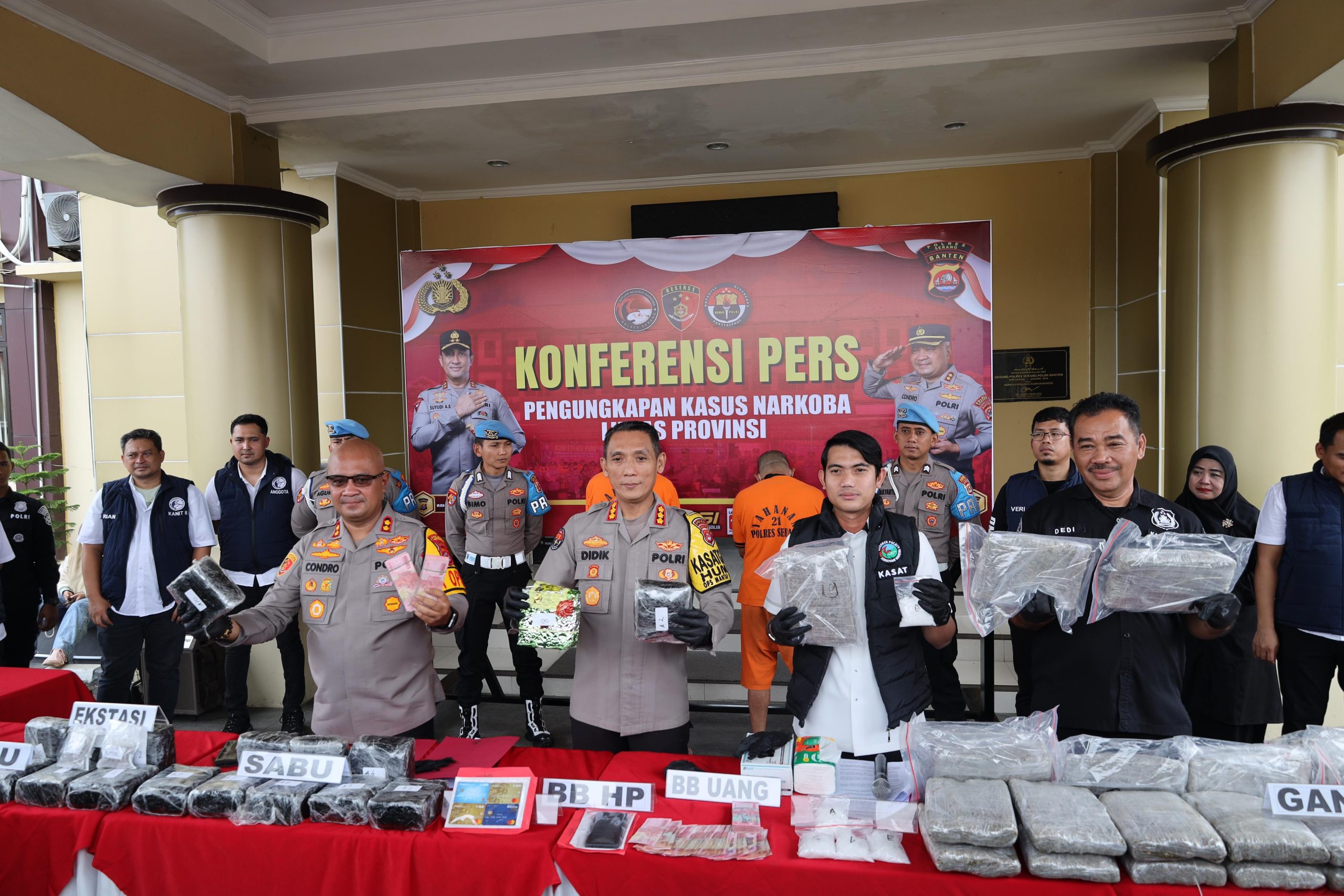 Polres Serang Tangkap Kurir Dan Pengedar Sabu Jaringan Internasional 