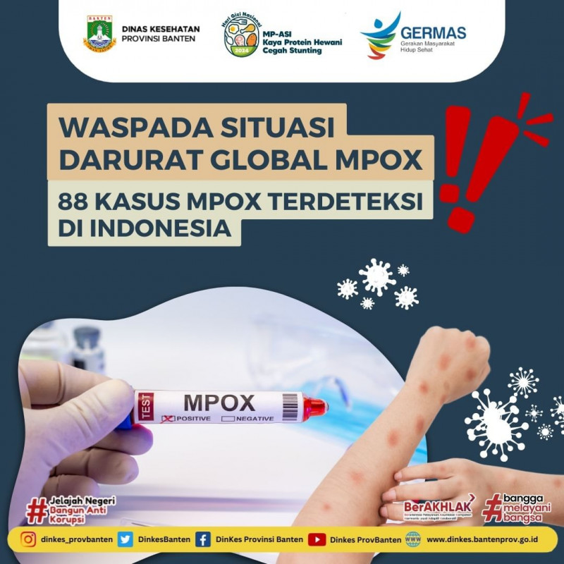 Dinas Kesehatan Banten Beri Imbauan Tentang Waspada Mpox