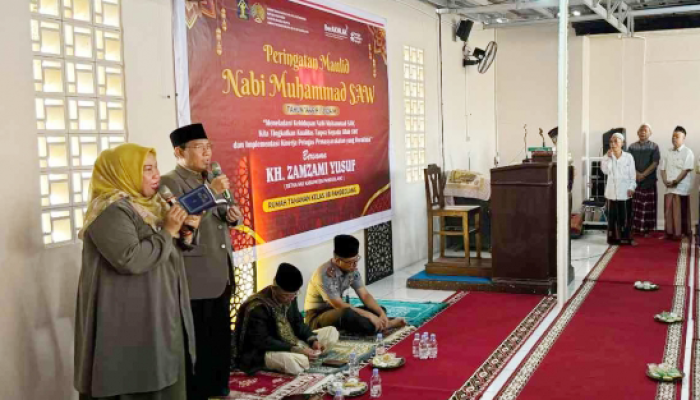 Warga Binaan Rutan Kelas IIB Pandeglang Menyelenggarakan Peringatan Maulid Nabi Muhammad SAW