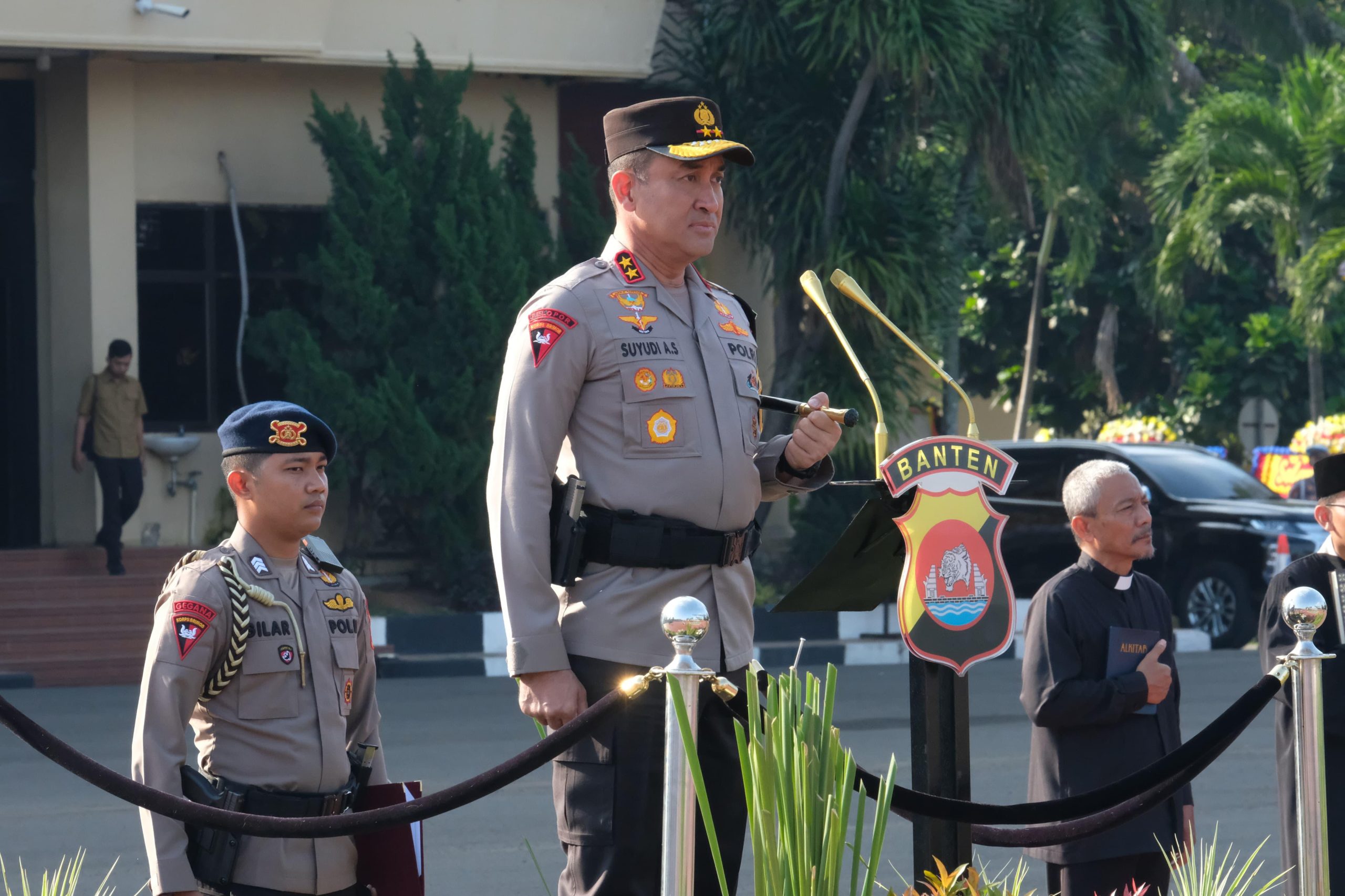 Kapolda Banten Pimpin Serah Terima Jabatan PJU Polda Banten