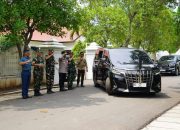 Kapolres Serang Pimpin Pengamanan Kepulangan Wapres RI