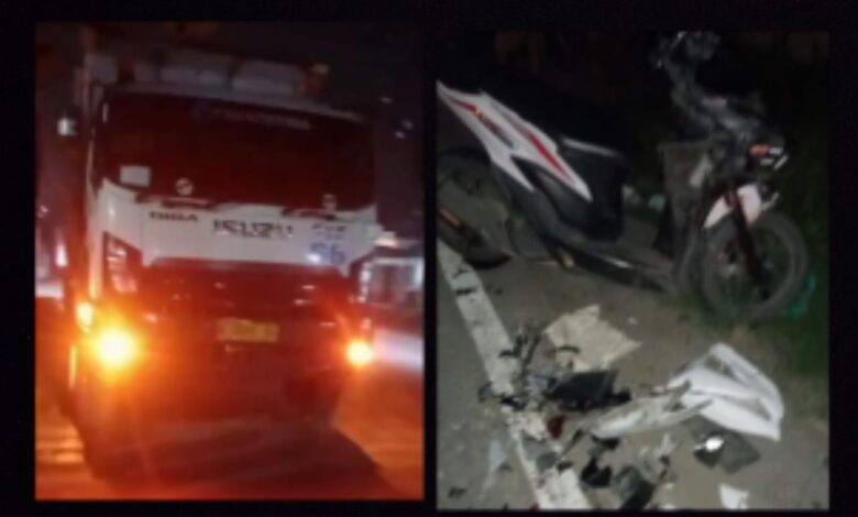 Terjadi Kecelakaan di Jalan Raya KM 35 Jayanti, Korban Terluka Akibat Tabrak Mobil Dumtruck