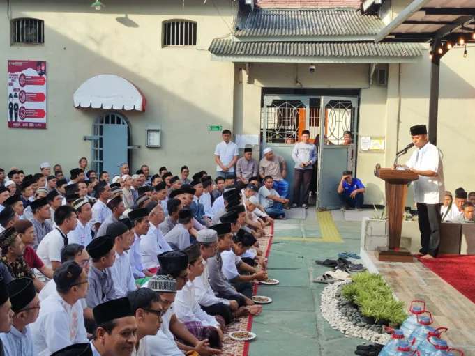 Warga Binaan Rutan Serang Refleksikan Akhir Tahun Dengan Khusyuk