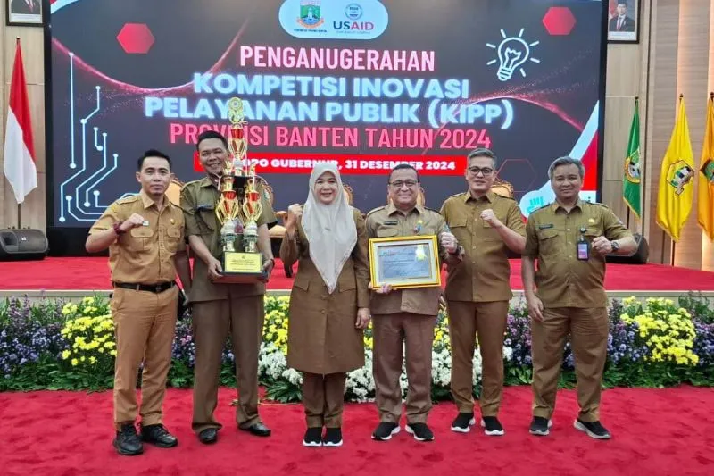 Dinkes Kabupaten Serang Raih Penghargaan Perangkat Daerah Terinovatif