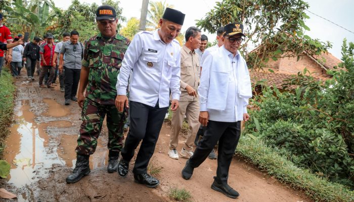 Gubernur Banten Tinjau Jalan Poros Desa di Lebak, Siap Dibenahi Lewat Program “Bang Andra