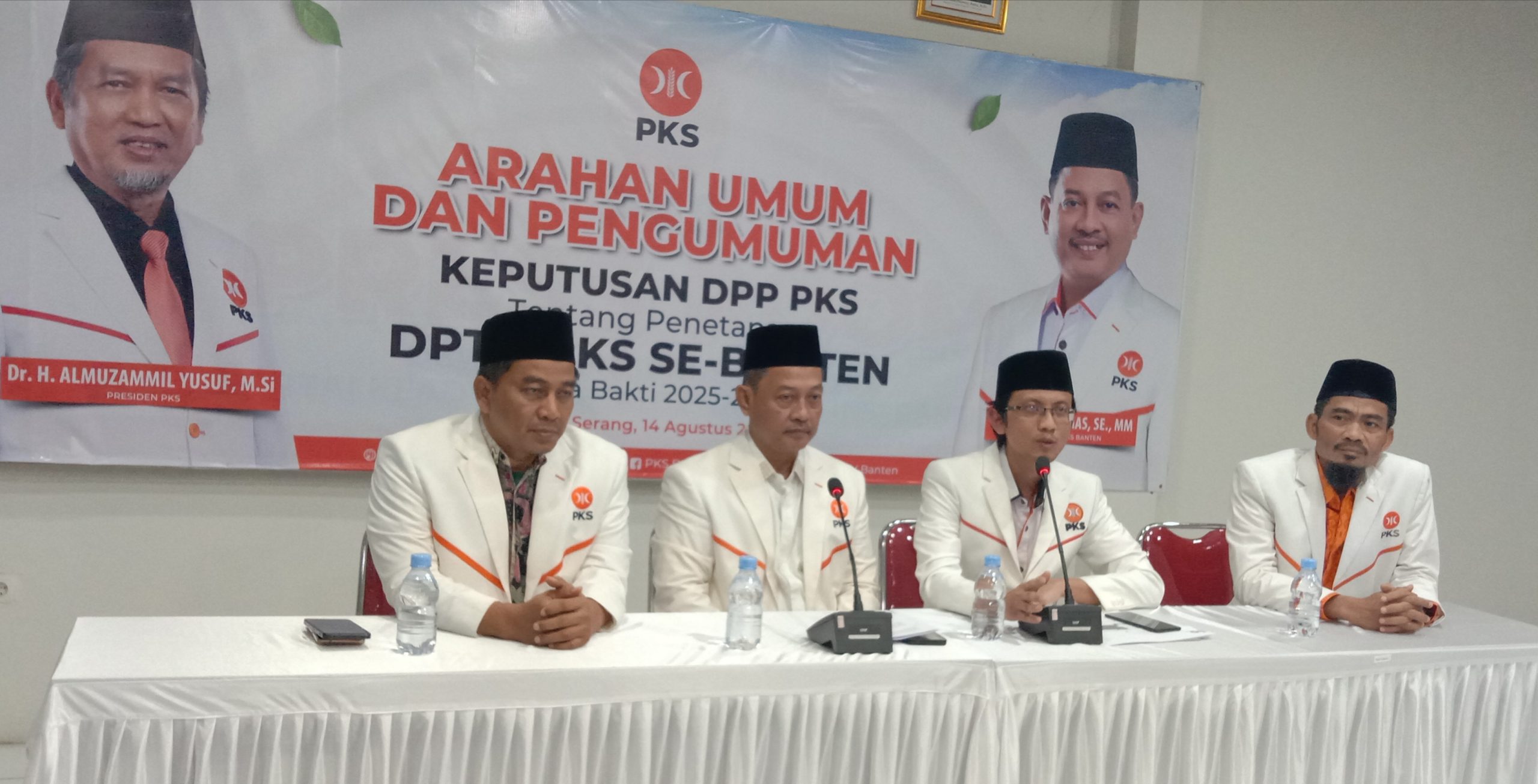 DPW PKS Banten Tetapkan Pengurus DPTD di 8 Kabupaten/Kota