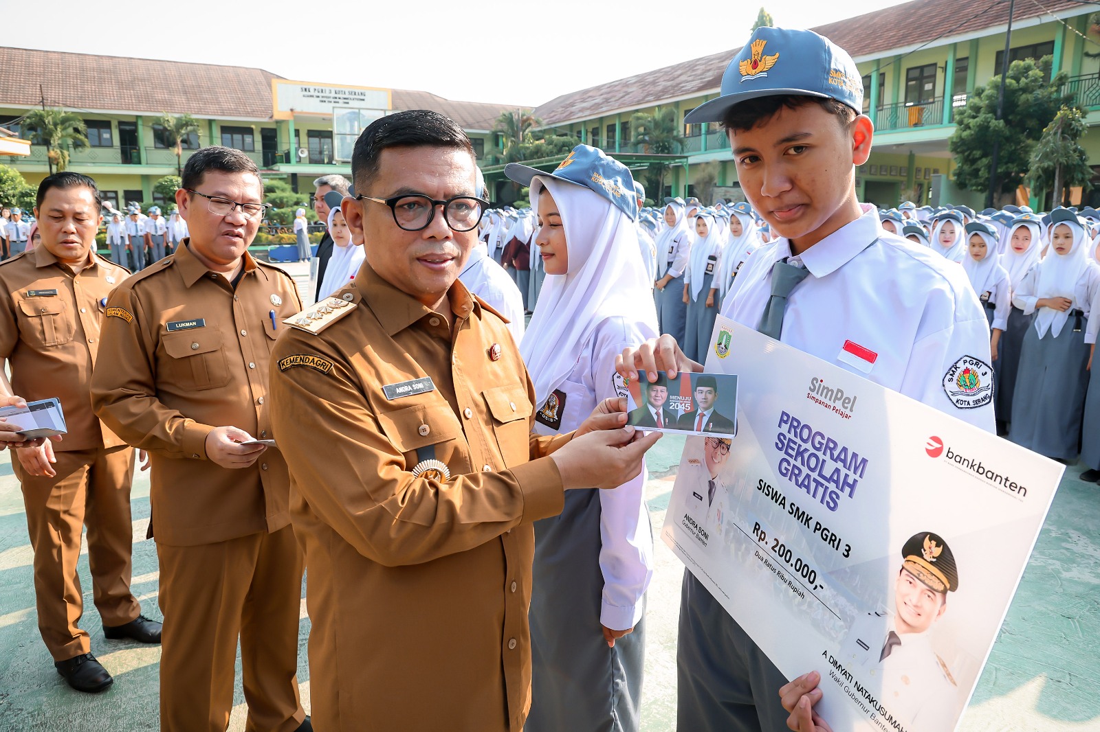 Program Sekolah Gratis Tahap Kedua Ditargetkan Rampung Akhir September