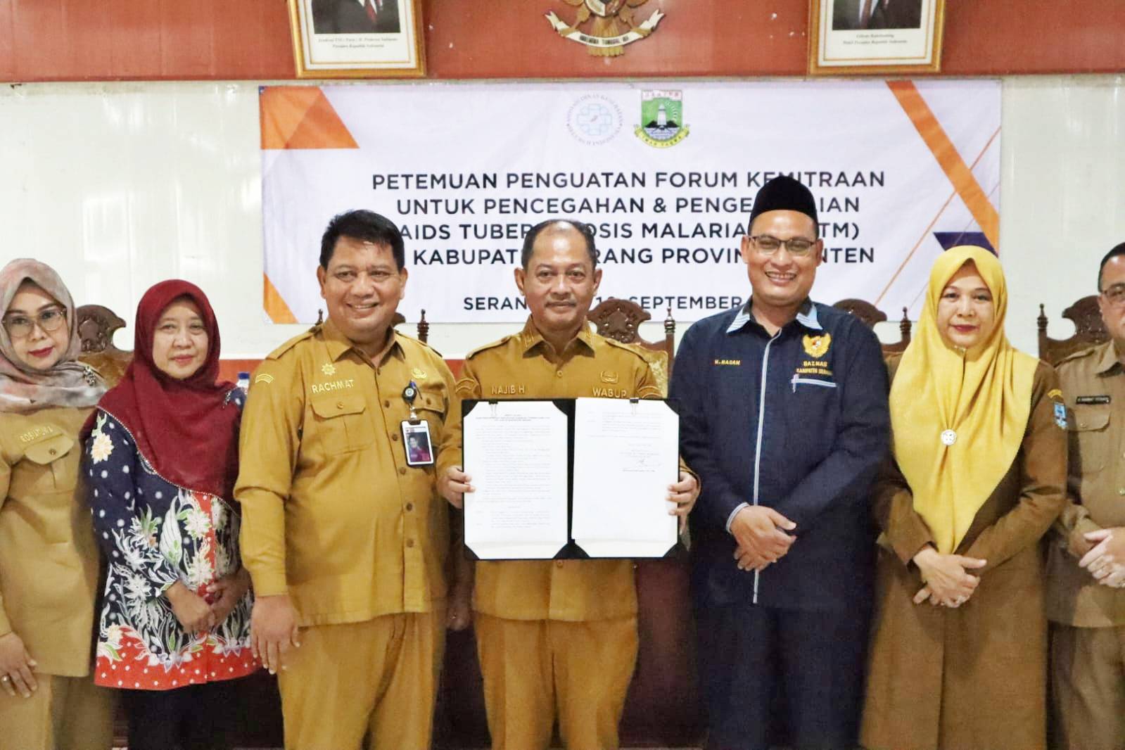 Wabup Serang Najib Hamas Ajak Lintas Sektor Tanggulangi Penyakit Menular ATM