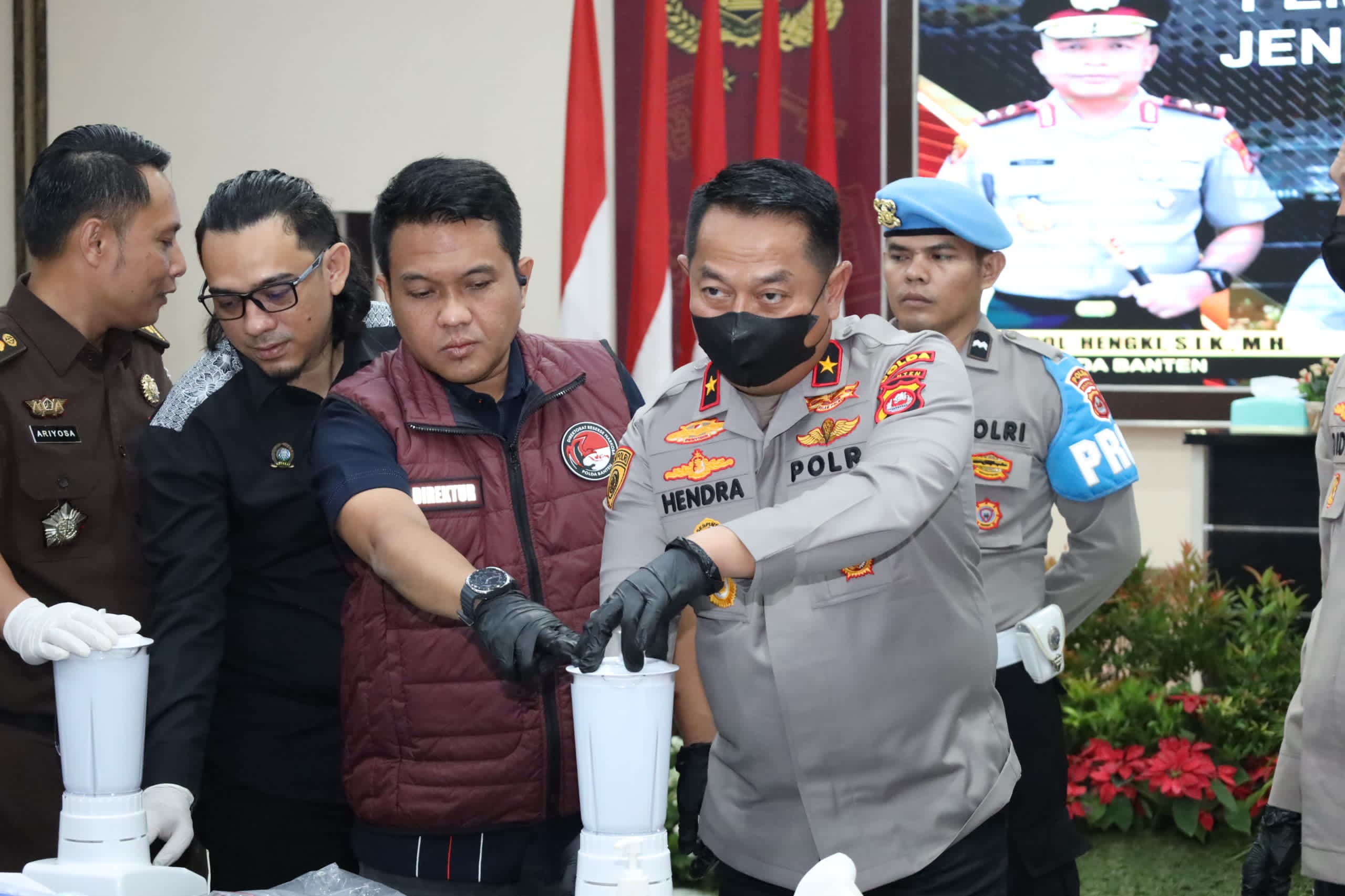 Polda Banten Musnahkan Barang Bukti Narkoba Hasil Ungkapan 577 Kasus